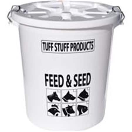 Tuff Stuff Products Tuff Stuff Products DBCFS-17 17 gal Feed Storage Drum with Locking Lid FS-17